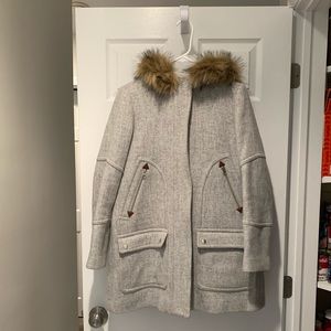 Like New J.Crew Chateau Parka in Italian Wool